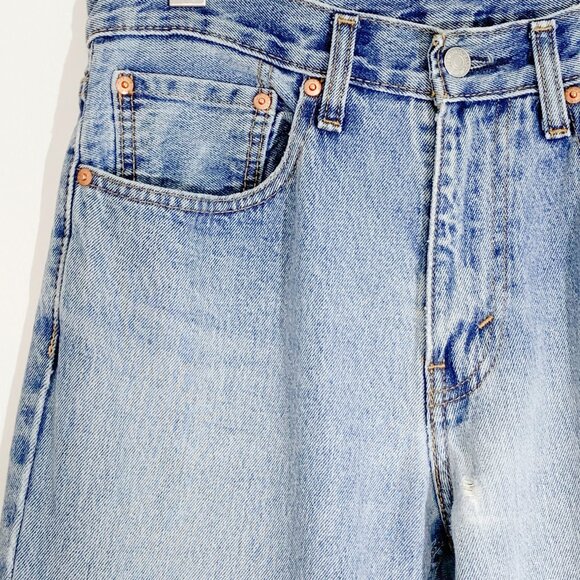 Vintage LEVI’s 516 Faded Medium Blue Wash Jeans / Made in Mexico / Size Small - Picture 16 of 16